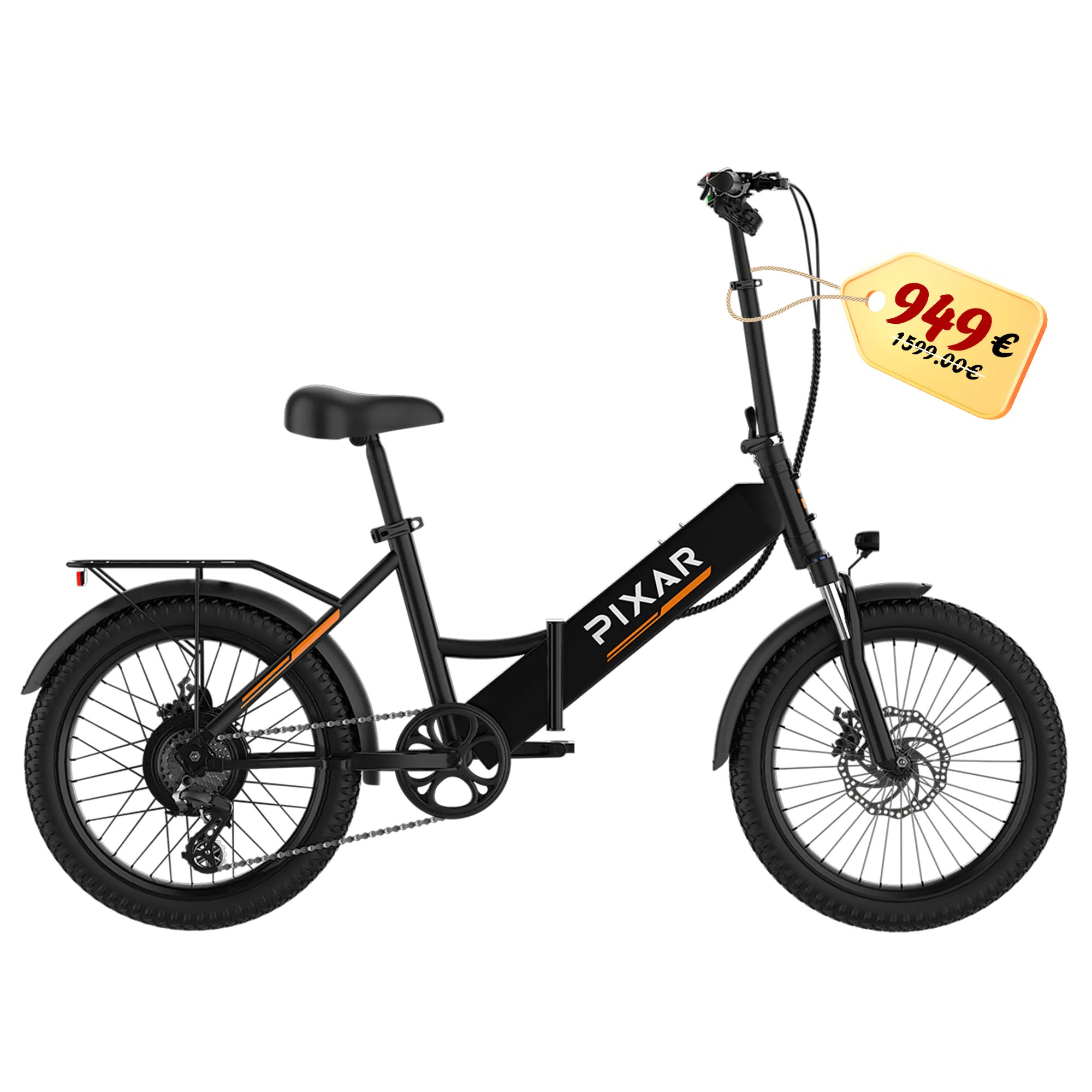 Vélo électrique PIXAR® Rusher 25 km/h